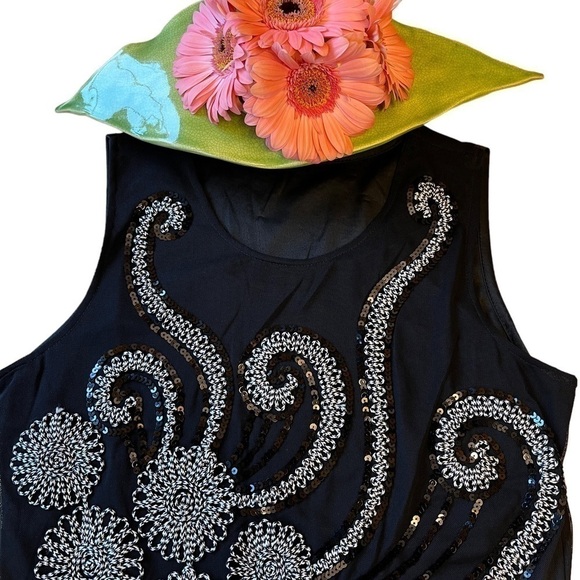 IN Out Sequin Sleeveless Dress EUC - Picture 3 of 11